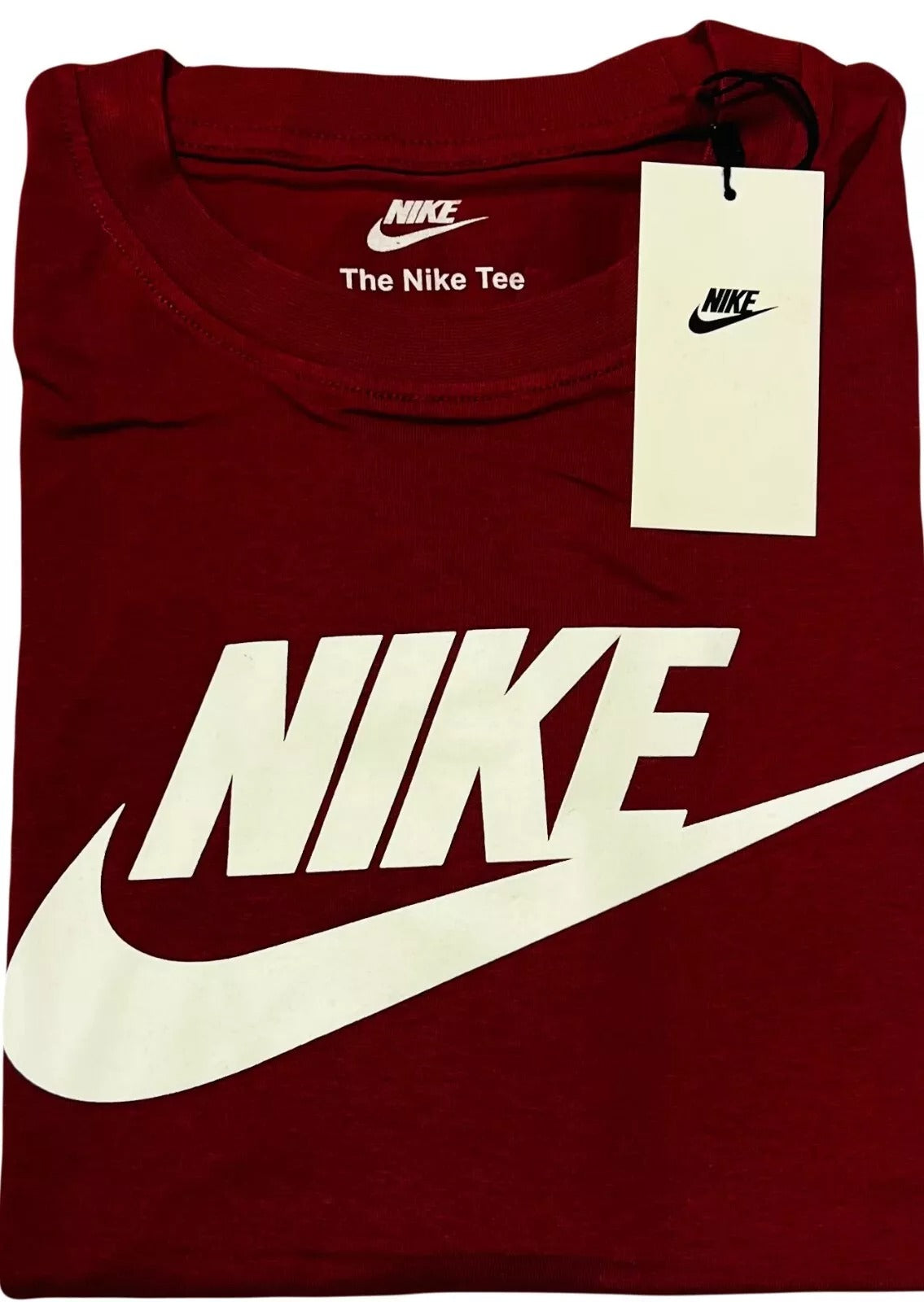 BRAND NEW NIKE EMBROIDERED LOGO SHORT SLEEVE CLASSIC CREW NECK T-SHIRT