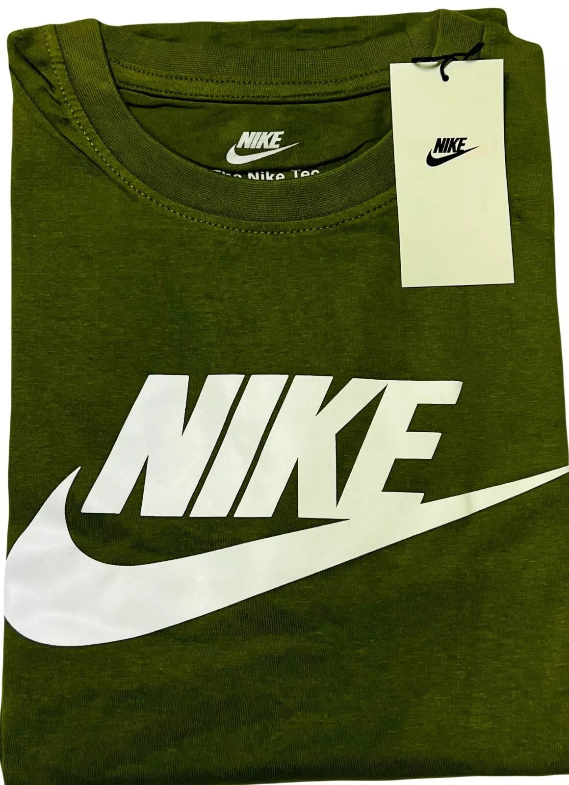 BRAND NEW NIKE EMBROIDERED LOGO SHORT SLEEVE CLASSIC CREW NECK T-SHIRT